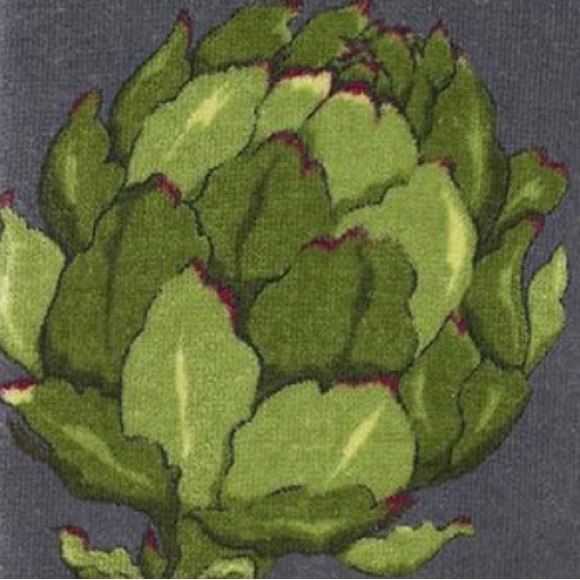 All-Clad Textiles 100% Cotton Fiber Reactive Artichoke Print Kitchen Dish Towel - Picture 3 of 8